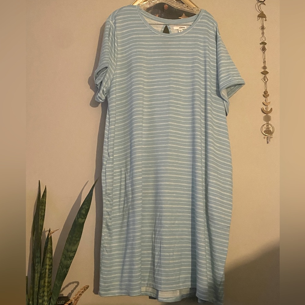 Sonoma striped night gown